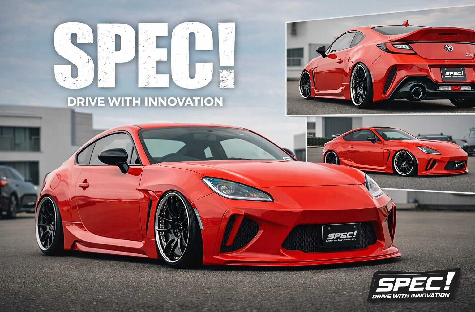 SPEC! SIMPLE STYLE 3PC AERO KIT FOR TOYOTA GR86 ZN8 / SUBARU BRZ