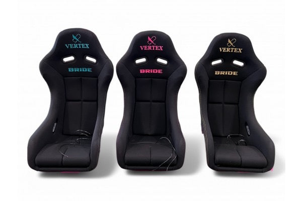 VERTEX x BRIDE ZETA IV (CLASSIC) SEAT-BLACK WITH FUNKY QUEEN PINK