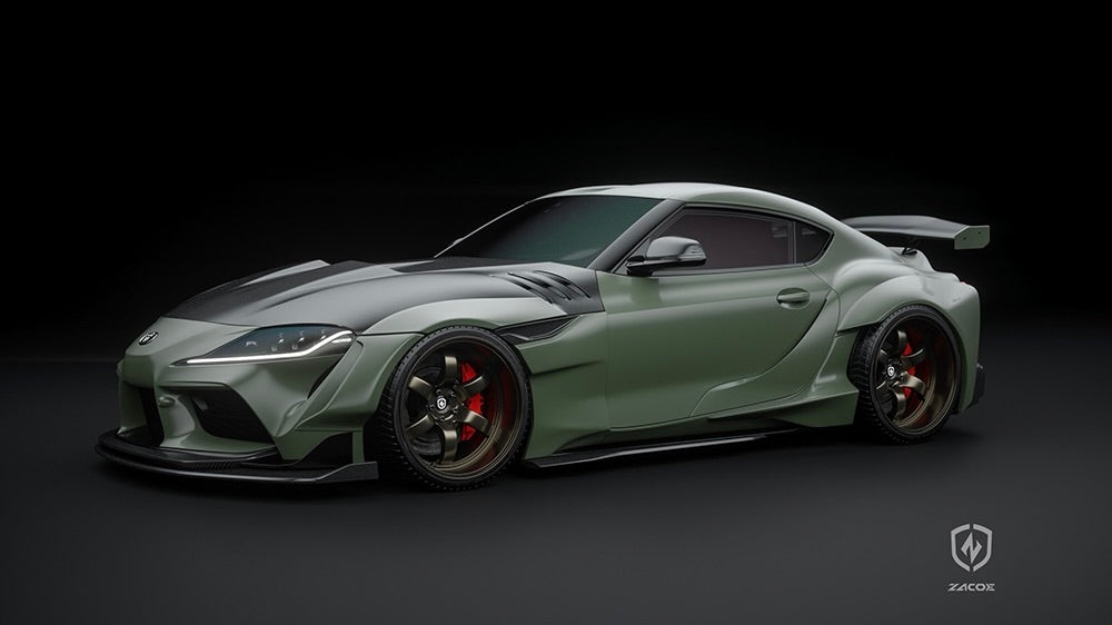 ZACOE TOYOTA SUPRA LAND SHARK CARBON FIBER WIDE BODY – Blacklist