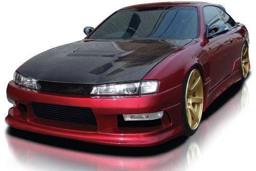 s14 c west lip Cwest kouki - Car Parts Accessories like fog lights driving lights splitter canards add C-West - Silvia S14 Front