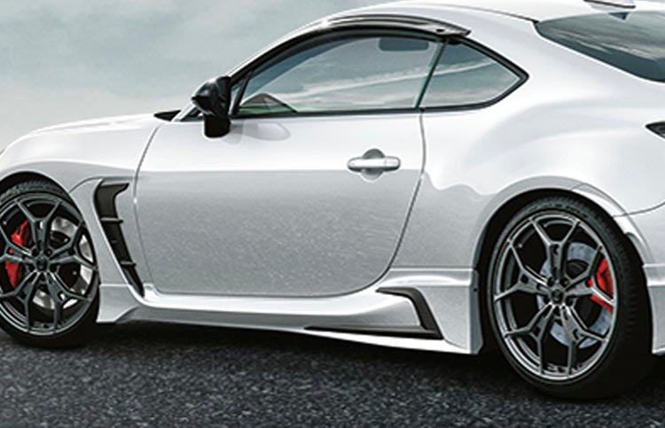 TOYOTAトヨタGR86 BRZサイドステップPJ150-18800 MS344-18006-PL美品　TRD TOYOTAトヨタGR86 BRZサイドステップPJ150-18800 MS344-18006-PL美品