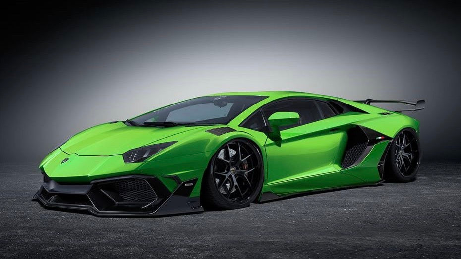 AIMGAIN GT TYPE 2 PERFECT AERO WIDE BODY KIT LAMBORGHINI AVENTADOR