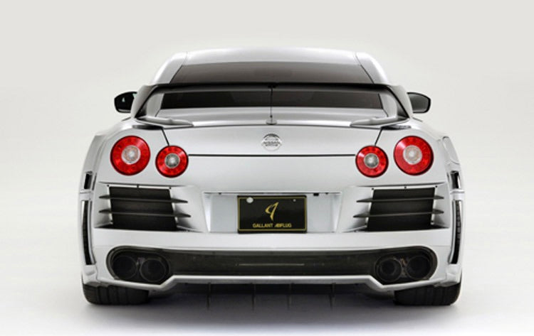 R35 Gt R Rear Glass ABFLUG REAR BUMPER (FRP) W/ CARBON FINS FOR NISSAN GT-R (R35) 2008-201 ...