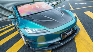 CMST TUNING CARBON FIBER FRONT CANARDS FOR TESLA MODEL 3 HIGHLAND 2024-ON