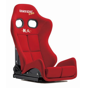 BRIDE GIASIII KING RECLINER SEAT - RED CARBON SHELL / FRP SILVER SHELL