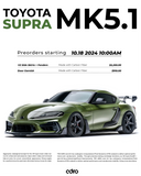 (NEW) ADRO TOYOTA GR SUPRA MK5.1 PROGRAM