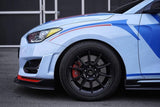 ADRO HYUNDAI VELOSTER CARBON FIBER FRONT LIP SPLITTER V1