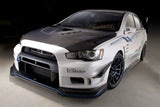 VARIS 14' RELOADED FRONT BUMPER VER.2 + FRONT UNDER LIP SPOILER VER.2 FOR CZ4A MITSUBISHI LANCER EVOLUTION X [VAMI-194 / VAMI-195]