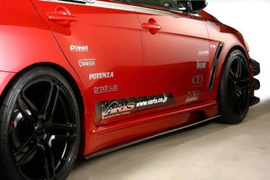 VARIS SIDE SKIRT SET VER.1 FOR CZ4A MITSUBISHI LANCER EVOLUTION X [VAMI-131 / VAMI-132]