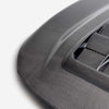 TV STYLE DOUBLE-SIDED CARBON FIBER HOOD FOR 2023 TOYOTA GR COROLLA