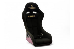 VERTEX x BRIDE ZETA IV (CLASSIC) SEAT-BLACK WITH GOLD LOGO FRP SILVER BACK