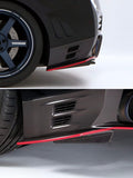 VARIS 14' VER. CARBON SIDE SPLITTER FIN SET (FOR VARIS REAR UNDER SPOILER) FOR CBA-R35 / DBA-R35 NISSAN GT-R [VANI-126]