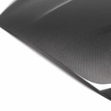 TS-STYLE CARBON FIBER HOOD FOR 2015-2018 FORD FOCUS