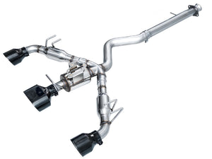 AWE TUNING TRACK EDITION EXHAUST FOR GR COROLLA - DIAMOND BLACK TIPS 2022+