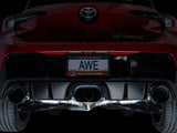 AWE TUNING TRACK EDITION EXHAUST FOR GR COROLLA - DIAMOND BLACK TIPS 2022+