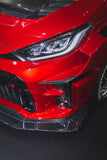 VARIS KAMIKAZE STREET CARBON FRONT BUMPER DUCT COVER FOR XP210 TOYOTA GR YARIS [VATO-388]