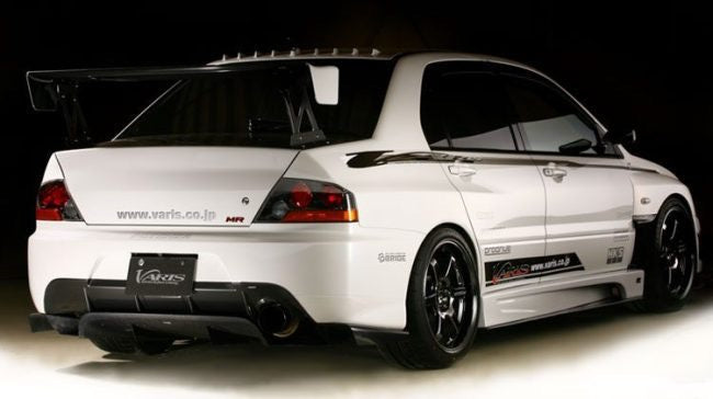 VARIS CARBON VER.2 REAR DIFFUSER FOR 2005-2007 MITSUBISHI EVOLUTION IX ...