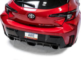 AWE TUNING TRACK EDITION EXHAUST FOR GR COROLLA - DIAMOND BLACK TIPS 2022+