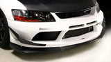 VARIS CARBON SINGLE CANARDS (FOR 09' VER.2 FRONT BUMPER) FOR CT9A MITSUBISHI LANCER EVOLUTION IX [VAMI-094]