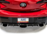 AWE TUNING TRACK EDITION EXHAUST FOR GR COROLLA - DIAMOND BLACK TIPS 2022+