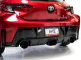 AWE TUNING TRACK EDITION EXHAUST FOR GR COROLLA - DIAMOND BLACK TIPS 2022+