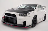 VARIS 17' ULTIMATE FRONT BUMPER VER.3 & FRONT LIP FOR CZ4A MITSUBISHI LANCER EVOLUTION X [VAMI-224 / VAMI-225]