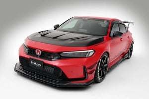 VARIS ARISING-1 EVO CARBON + SIDE UNDER SPLITTERS FOR FL5 HONDA CIVIC TYPE R [VAHO-102]