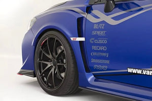 VARIS ARISING-I WIDE FRONT FENDERS & FRONT BUMPER EXTENSIONS (FOR OEM FRONT BUMPER) FOR VA SUBARU WRX / STI [VASU-165]