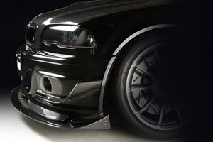 VARIS VRS CIRCUIT VER. FRONT LIP EXTENSION (FOR VRS FRONT BUMPER) FOR E46 BMW M3 [VAB-4627 / VAB-4628]