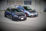 VARIS WIDEBODY HYPER DOUBLE CANARD SET FOR 2007-2014 SUBARU WRX GRB / GVB [VASU-149]