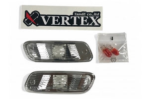 VERTEX SIDE WINKER LIGHTS (CLEAR) FOR 1991-2000 LEXUS JZZ30 SC300