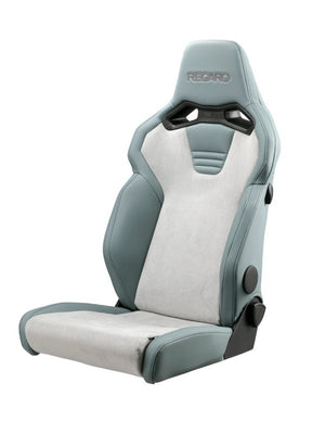 RECARO SR-C UT100H MG SG ULTRA SUEDE MELANGE GRAY AND ARTIFICIAL LEATHER SERGE GRAY