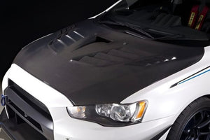 VARIS COOLING BONNET HOOD VER.2 FOR CZ4A MITSUBISHI LANCER EVOLUTION X [VBMI-120 / 121 / 122 / 123 / 124 / 125]