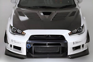 VARIS 14' ULTIMATE FRONT BUMPER VER.2 + SUPER TAIKYU FRONT LIP FOR CZ4A MITSUBISHI LANCER EVOLUTION X [VAMI-213 / VAMI-214]