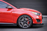 ADRO HYUNDAI VELOSTER CARBON FIBER FRONT LIP SPLITTER V1