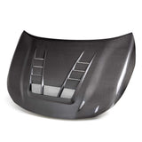TV STYLE DOUBLE-SIDED CARBON FIBER HOOD FOR 2023 TOYOTA GR COROLLA