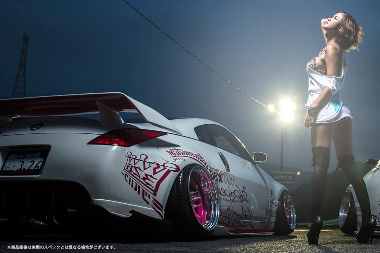 326 POWER MANRIKI WING W/LOGO FOR NISSAN (Z33/350Z) – Blacklist 326 POWER MANRIKI WING W/LOGO FOR NISSAN (Z33/350Z) – Blacklist