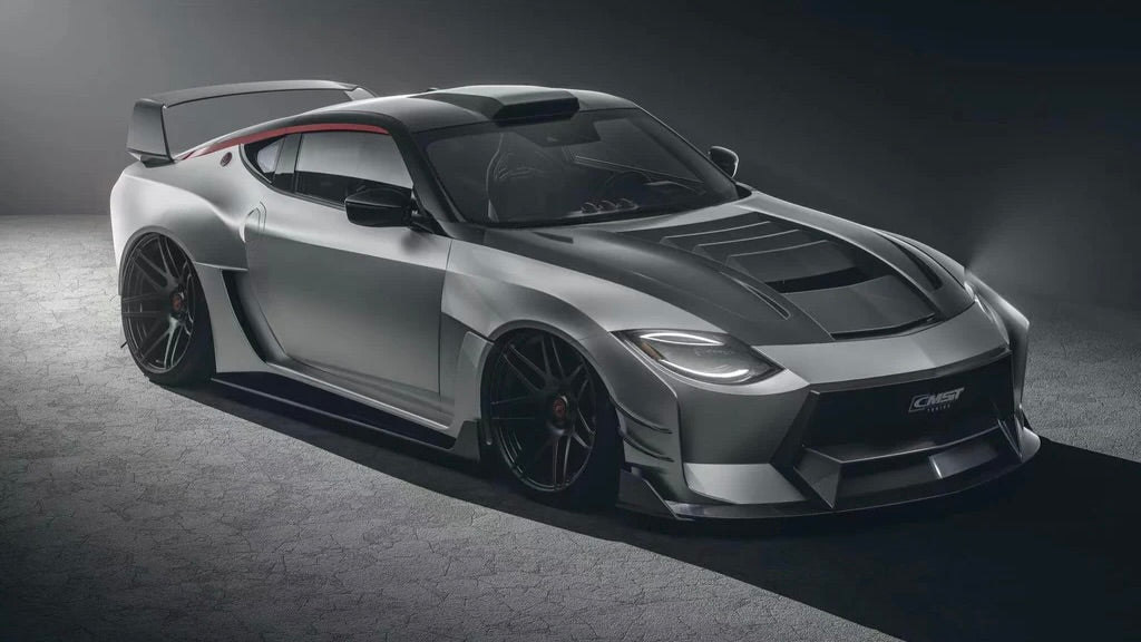 PROJECT WIDEBODY X CMST TUNING VENTED HOOD BONNET FOR NISSAN RZ34