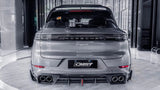 CMST TUNING CARBON FIBER & FRP REAR DIFFUSER & CANARDS FOR PORSCHE CAYENNE 9Y0 9Y3 E-HYBRID