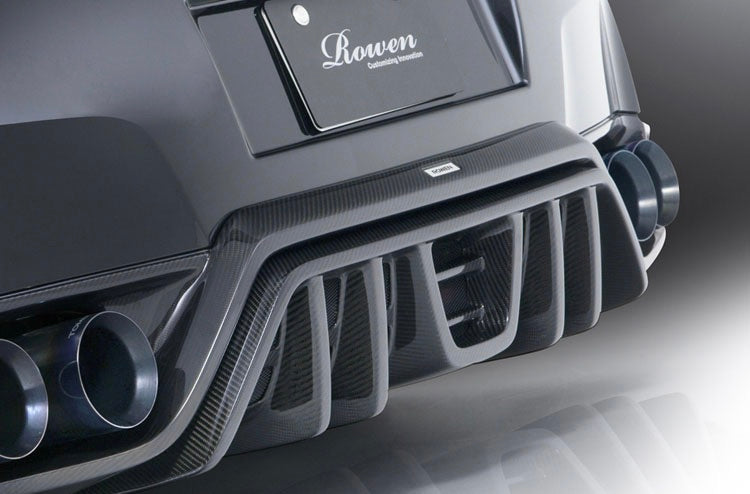 Nissan Gt R R35 Rear Diffuser ROWEN REAR RACING DIFFUSER (FRP) FOR NISSAN GT-R (R35) 2011-2016 ...