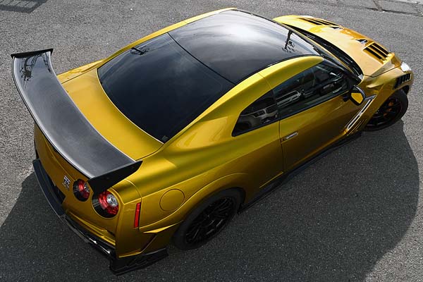 TOP SECRET ST2 GT WING (HIGH MOUNT, 40MM) FOR NISSAN GT-R (R35) 2009-2 ...