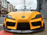 AERO REPUBLIC CARBON FIBER FRONT LIP SPLITTER AG STYLE FOR TOYOTA SUPRA A90 GR