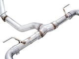 AWE TUNING TRACK ADDITION CATBACK EXHAUST W/ CHROME SILVER TIPS  2013-2023 BRZ / 2017-2021 TOYOTA 86 / 2022-2023 GR86