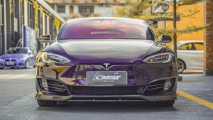 CMST TUNING CARBON FIBER FRONT LIP FOR TESLA MODEL S 2016-2019