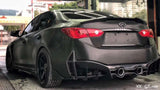 CMST TUNING CARBON FIBER REAR BUMPER & DIFFUSER FOR INFINITI Q50 TO PROJECT BLACK S CONCEPT 2014-2022