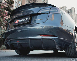 CMST TUNING TESLA MODEL 3 CARBON FIBER REAR DIFFUSER VER.1