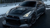 CMST TUNING CARBON FIBER GLASS TRANSPARENT HOOD VER.2 FOR NISSAN GTR GT-R R35 2017-2022