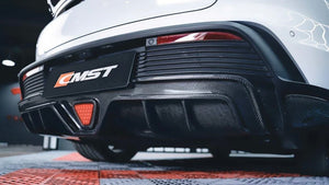 CMST TUNING CARBON FIBER & FRP REAR DIFFUSER/CANARDS PORSCHE TAYCAN 9J1 TURISMO RWD/4S/GTS/TURBO//S