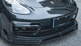 CMST TUNING CARBON FIBER & FRP FRONT LIP FOR PORSCHE PANAMERA 971 971.2 RWD/BASE/4/4S