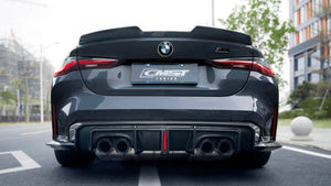 CMST TUNING PRE-PREG CARBON FIBER REAR DIFFUSER & CANARDS FOR BMW M4 G82 G83